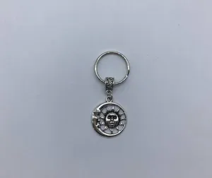 New sun and moon silver or gray dangle keychain thumbnail 15