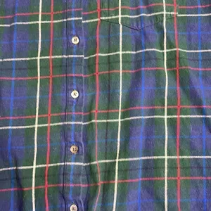 Madewell Flannel Oversized Ex-Boyfriend Shirt in Dark Plaid small thumbnail 4