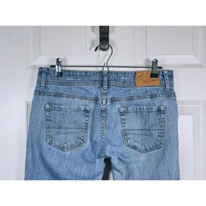 Vintage Y2K American Eagle Artist Bootcut Jeans Size 6 Blue Low Rise 90s Grunge thumbnail 5