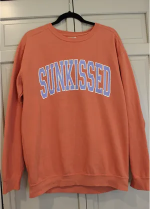 Sunkissed Coconut Comfort Colors Crewneck thumbnail 1