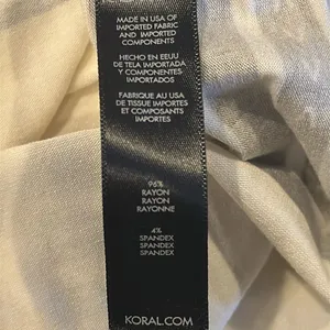 Koral Women’s Off White Angled Tank Top - Size L thumbnail 6
