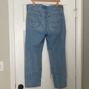 American Eagle super hi rise ankle straight jean thumbnail 3