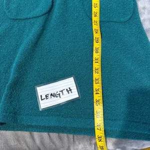 Royal Robbins Voyager Hooded Sweater Dress Lg Green Knit Henley Outdoor Gorpcore thumbnail 9