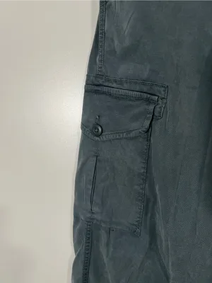 AE Baggy Wide Leg Cargo Pants in Blue Gray Size 4 Mid Rise thumbnail 7