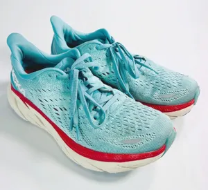Hoka Women's Clifton 8 Aquarelle Eggshell Blue Running Shoes 1119394-AEBL Sz 7.5 thumbnail 1
