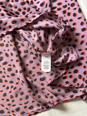 Vici Pink & Black Leopard Print Cutout Knot Maxi Dress Size L thumbnail 12