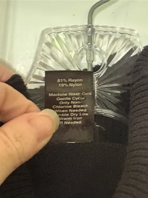 Ann Taylor Navy Ribbed Turtleneck Sweater thumbnail 4