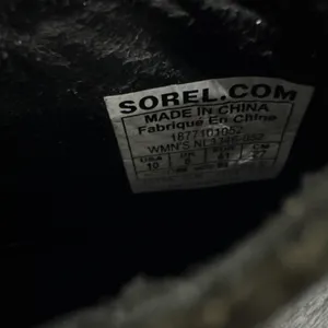 SOREL Boots Womens Sz 10 Black Joan of Arctic Wedge II Chelsea Ankle Pull On thumbnail 7