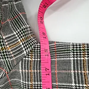 Maeve Anthropologie Lilith‎ Plaid Oversized Double Breasted Blazer Jacket Sz 6 thumbnail 8