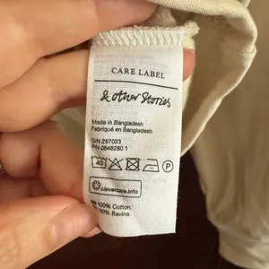 & OTHER STORIES | Cream Fitted Darted Crewneck Sweatshirt | Extra Small thumbnail 6