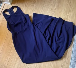 Lulu's Deep Indigo Strappy Dress thumbnail 1