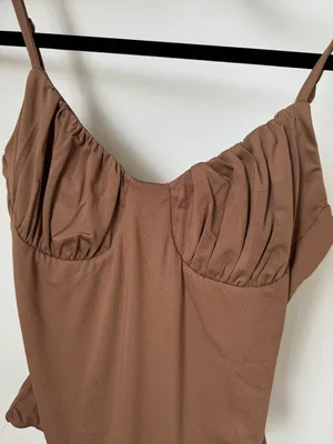 Princess Polly Brown Body Suit thumbnail 3