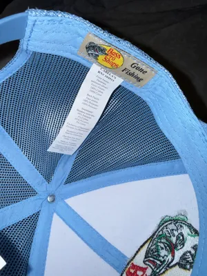 Bass Pro Shops blue and white trucker hat thumbnail 6
