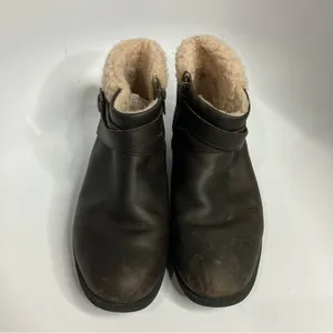 UGG Benson boot oiled leather shearling‎ lined waterproof size 9.5 thumbnail 4