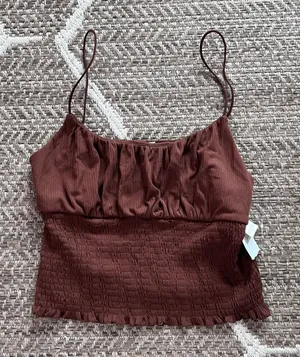 Ultra Flirt Cropped Tank Sz XL thumbnail 1
