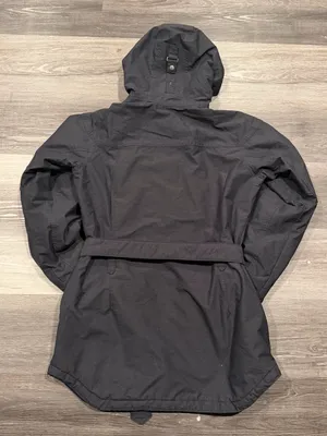 Columbia Omni Tech Parka Women’s Grey Belted Insulated Jacket Size Md thumbnail 9
