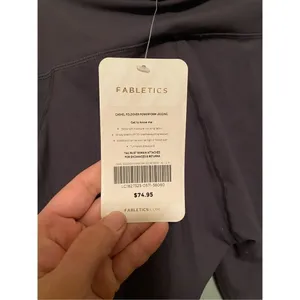 Fabletics Cashel Foldover PureLuxe Legging Purple Size XL NWT thumbnail 9