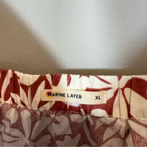 Marine Layer Celeste Hemp Cami Auburn Flora‎ Rust Women’s XL thumbnail 4
