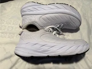 Hoka Bondi SR White Women's Plush Cushion Running Sneakers size 8.5 thumbnail 6