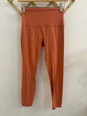 Lululemon Athletica Align Pant II 25" Cool Rustic Coral 6 Leggings thumbnail 4