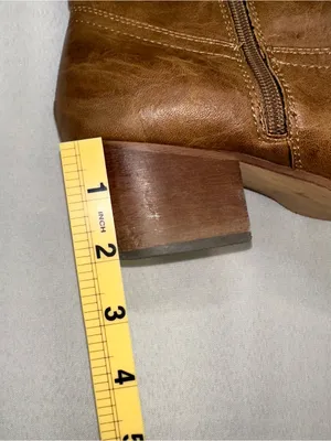Roper Women's Nettie Western Performance Boots - Round Toe Tan 7.5 thumbnail 9