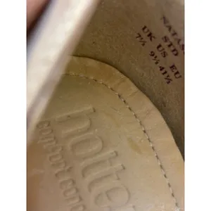 Hotter Natasha Taupe Comfort Flats Metallic Suede‎ Slip On Shoes Womens 9.5 thumbnail 5