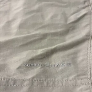 Columbia PFG Shorts Women XL‎ Tan Nylon Zip Pockets Activewear Hiking Perfomance thumbnail 3