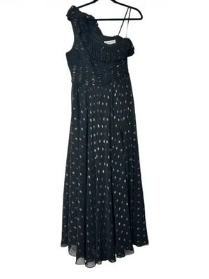 leena for Mac Duggal One Shoulder Ruffle Gown thumbnail 3