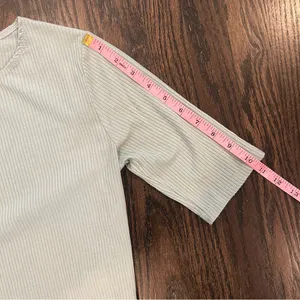 Reformation Cropped Mint Green Ribbed Top thumbnail 6