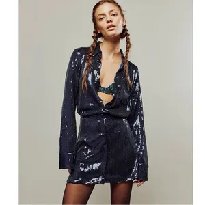 Free People Midnight Sequin Dress thumbnail 2