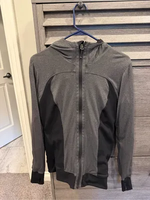 lululemon athletica Black Hooded Zip Dance Studio Reversible Jacket Size 8 thumbnail 7