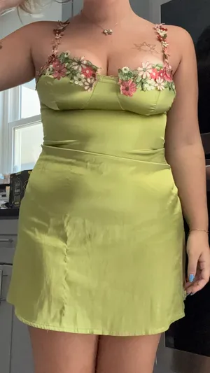 Green Floral Mini Dress Princess Polly thumbnail 2