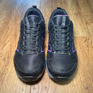 New Balance 412 v1 Evolve Alloy Toe Runner Work Shoes Womens 8.5 Black Purple thumbnail 3