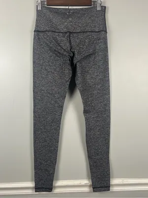 Lululemon athletica grey heather leggings size 10 thumbnail 3