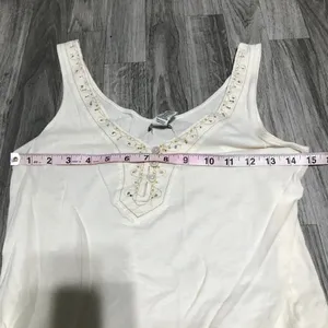 🌿Hollister Beige Tank Top; size medium thumbnail 3