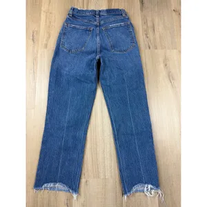 Abercrombie & Fitch Curve Love 90s‎ Straight Ultra High Rise Jeans Blue 26 2S thumbnail 5
