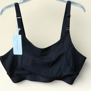 Mom Cozy Hands Free Nursing And Pumping Bra Black Soft XXL NEW With Tags thumbnail 1