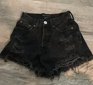 Aeropostale Black High Rise Shorts thumbnail 1