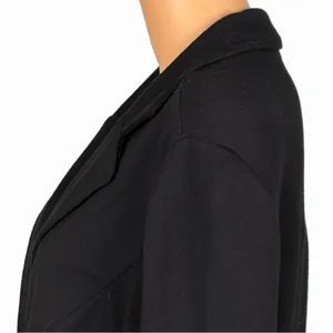 TAHARI My Perfect Shape black stretchy 3 button blazer w/patch pockets Size 1X thumbnail 7