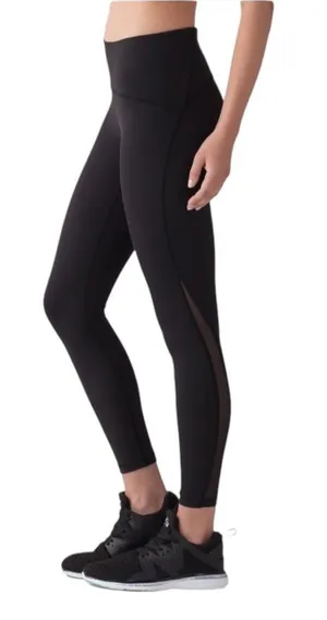 Lululemon Train Times 7/8 Pant 25" Black Size 6 thumbnail 1