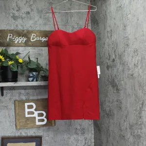 NWT Pear Culture Juniors Side-Cutout Bodycon Dress ZC10790 Red 13 thumbnail 4