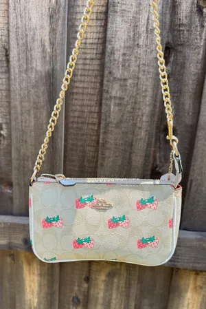 Coach Nolita 19 Strawberry Print Bag thumbnail 1