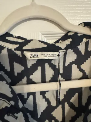 NWOT Zara Patterned Maxi Dress thumbnail 5