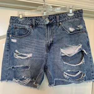 Wild Fable - High Rise Distressed Denim Shorts - perfect condition 💙 thumbnail 1