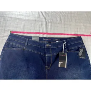 NWT Style & Co. Mid-Rise Ankle Jeans - Women's Plus 20W - Dark Wash thumbnail 5