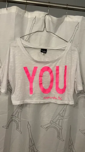 Cropped graphic tee White Size M thumbnail 5