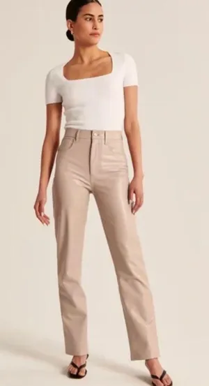 Abercrombie Leather Pants thumbnail 1