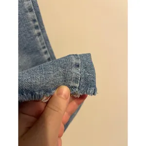 Pink Blush Maternity Straight Leg Distressed Jeans Raw Hem Size 28 thumbnail 4