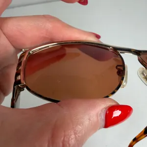 VTG Y2K Fendi Sunglasses FS 118 Tortoise Gold Shield Wrap Made in Italy Vintage thumbnail 5