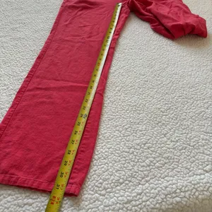 Love Tree Red Drawstring Linen-blend Straight Leg Pants M Coastal Boho Gorpcore thumbnail 7